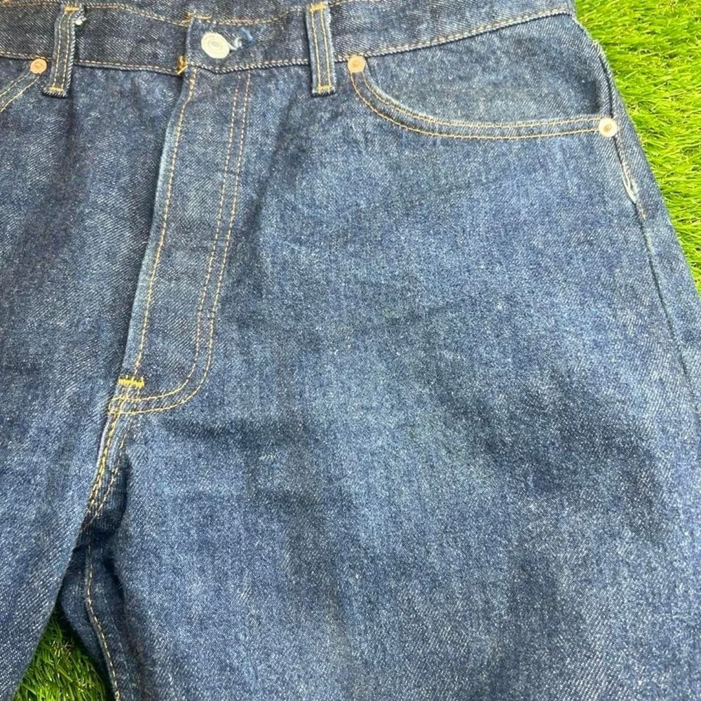 Vintage Levis 501 XX 1993 Fuzzy Denim Made USA Selvedge Feel Dark Wash W36x32